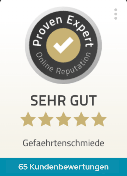 Gefährtenschmiede Bewertungen ProvenExpert