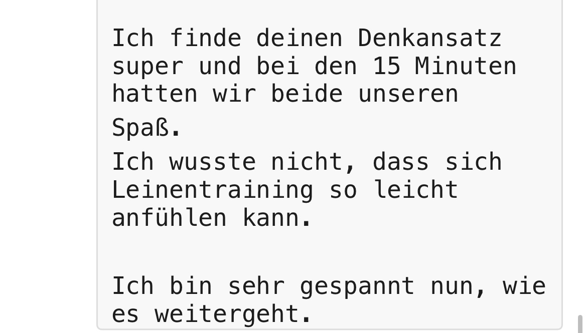 Testimonial Leinen-Freebie