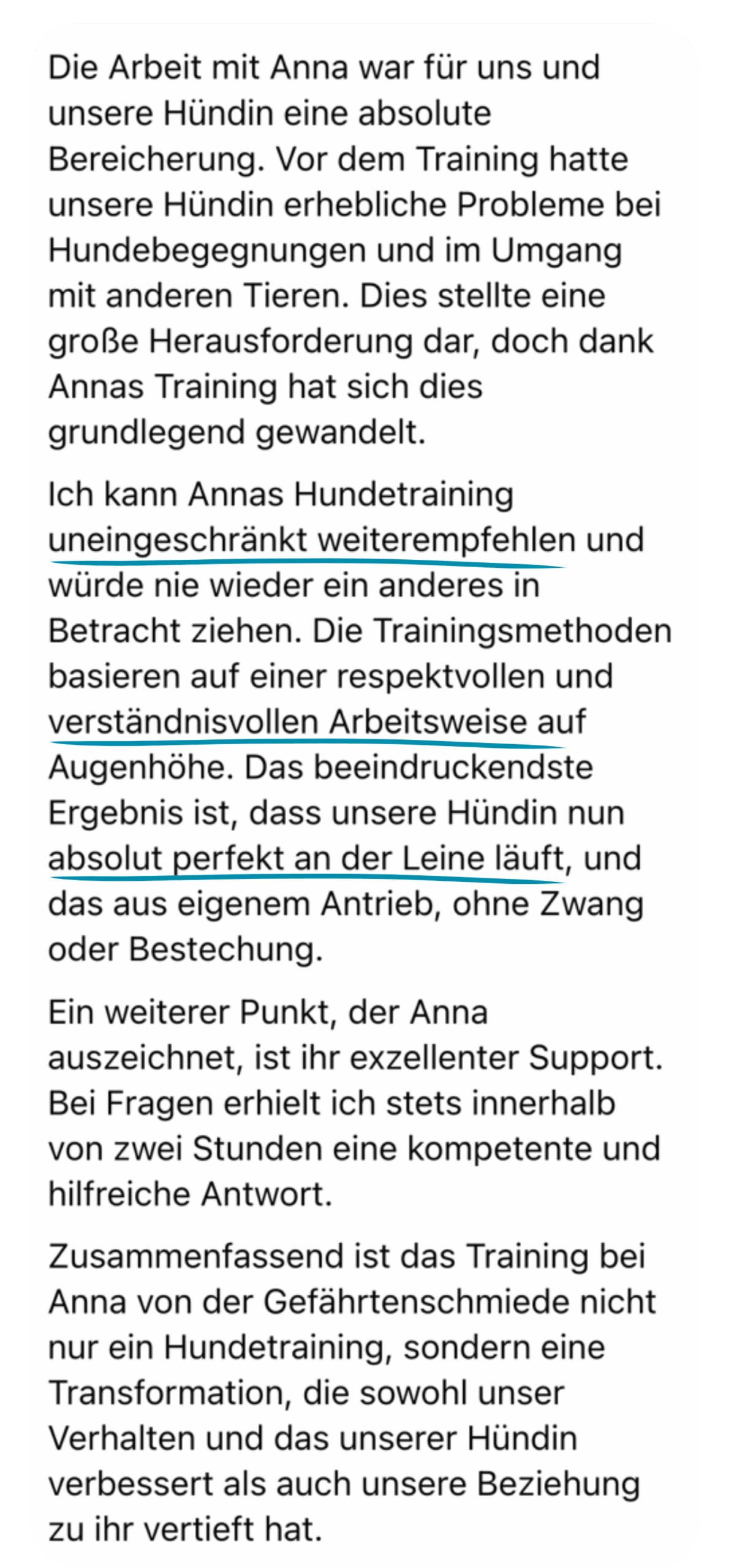Kundenfeedback